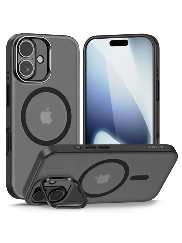 Tech-Protect MagStand MagSafe Case for iPhone 17 - Matte Black