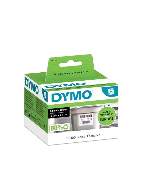 DYMO ® LabelWriter™ lagerrotasjonsetiketter, 70mm x 54mm