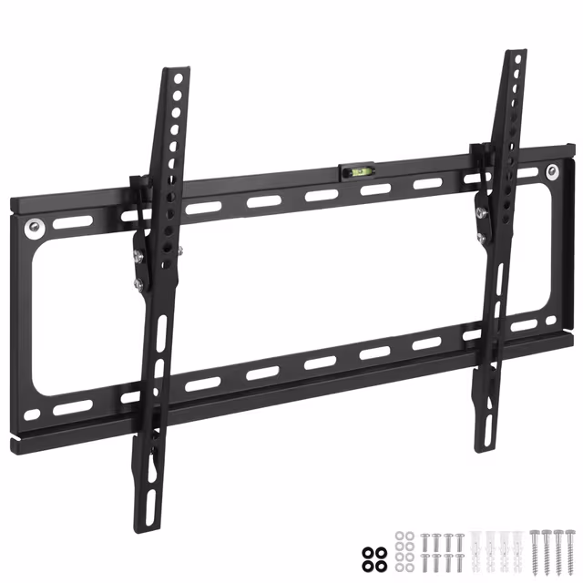 TV-veggfeste for 32-65 tommer (81-165 cm) kan vinkles - svart