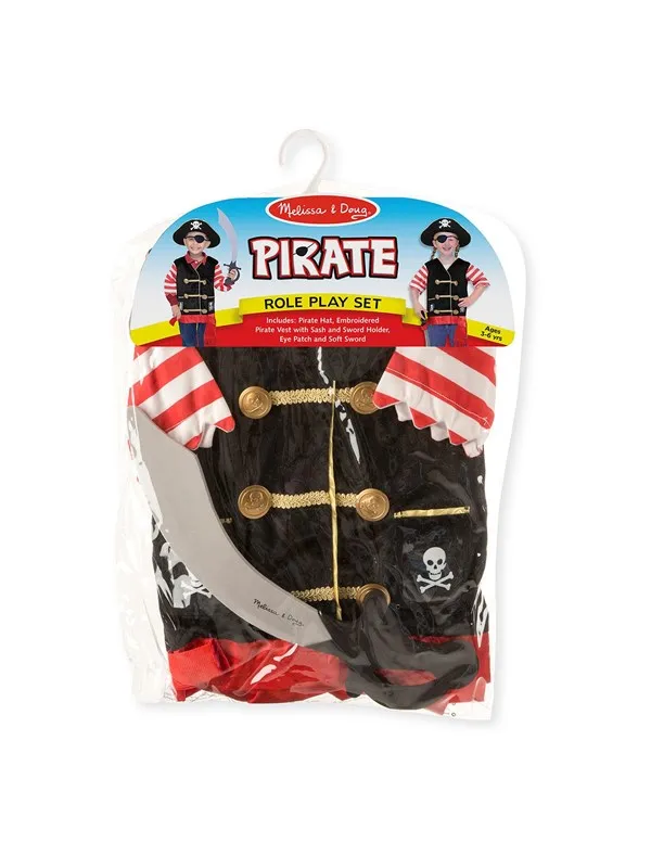 Melissa & Doug Role Play Costume Set Pirate