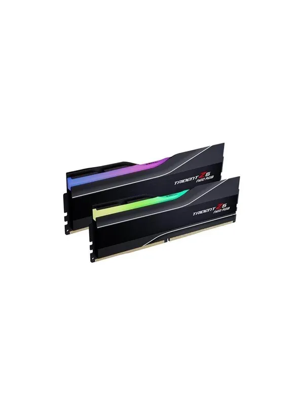 G.Skill Trident Z5 Neo RGB DDR5-6000 - 64GB - CL28 - Dual Channel (2 pcs) - AMD EXPO - Svart med RGB