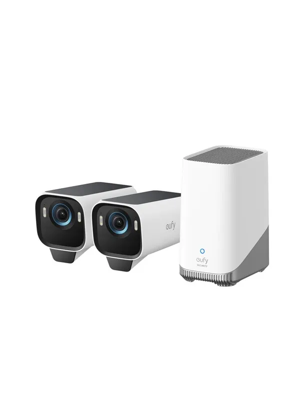 Eufy Cam S3 Pro, 2-kamerasett, sikkerhetskamera