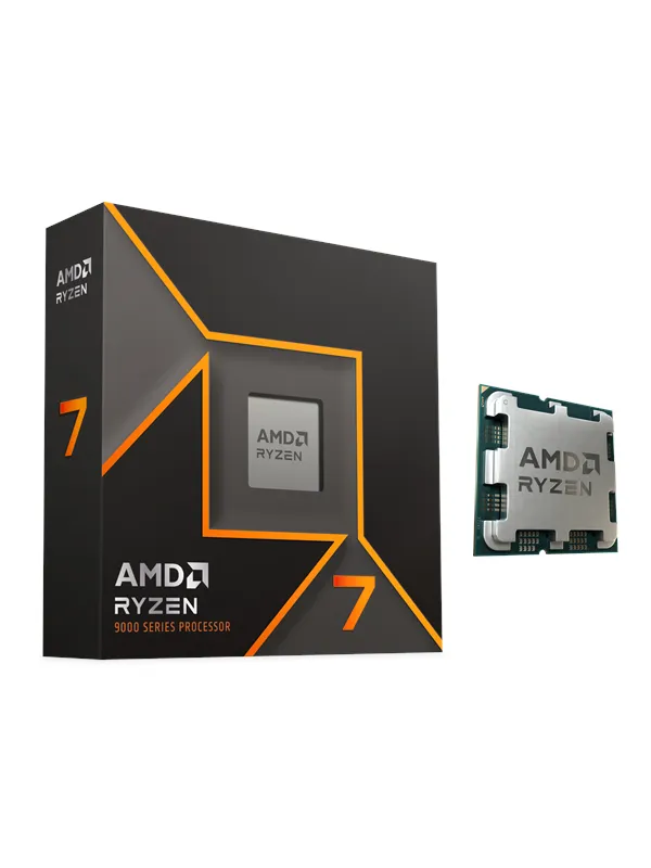AMD Ryzen 7 9700X Prosessor/CPU - 8 kjerner - 3.8 GHz - AMD AM5 - AMD Boks (uten kjøler)