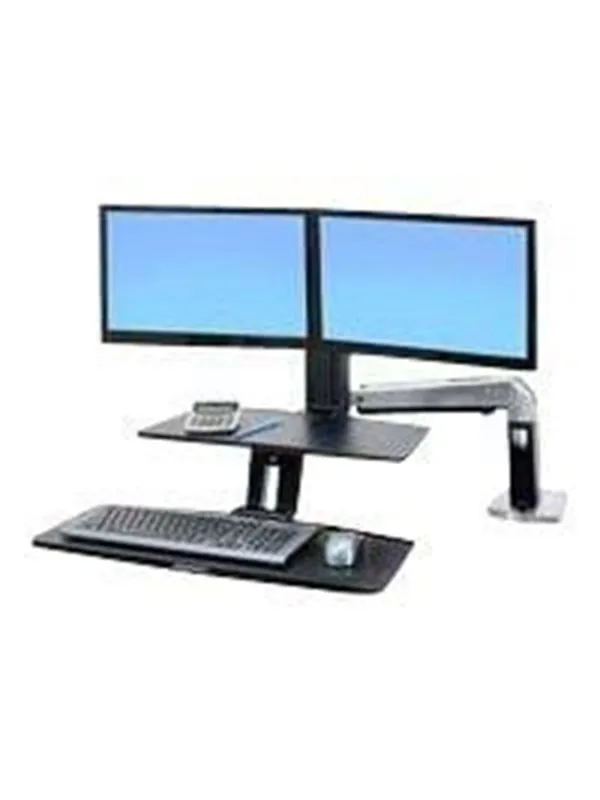 Ergotron WorkFit-A with Suspended Keyboard Dual