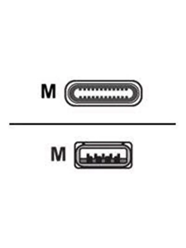 Huddly - USB cable - USB Type A to 24 pin USB-C - 1.15 m