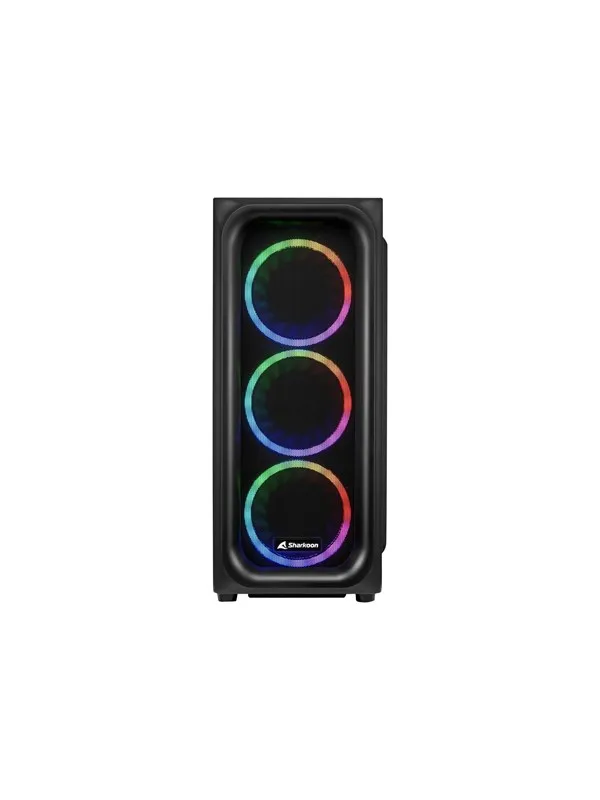 Sharkoon TK5M RGB - ATX case - Kabinett - Tower - Svart