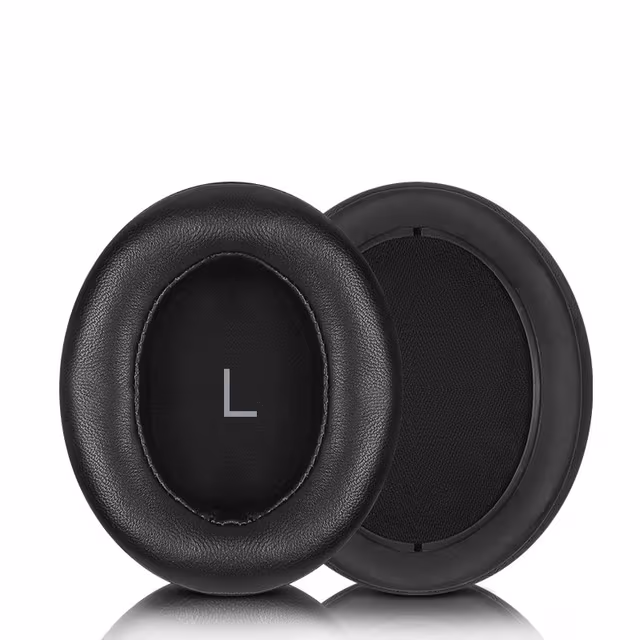 Øreputer i lammeskinn med spenne til Sennheiser MOMENTUM 3 Sort