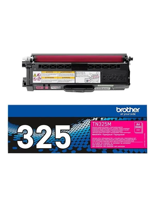 Brother TN325M / TN 325M Magenta Toner - Laser toner Rød