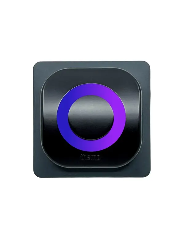 Themo Smart termostat for optimalisering av elektrisk oppvarming, sort