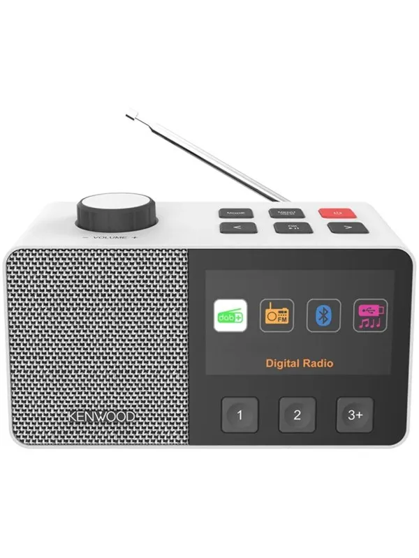 Kenwood CR-M70DAB-W - White - DAB+/FM - Mono - Hvit