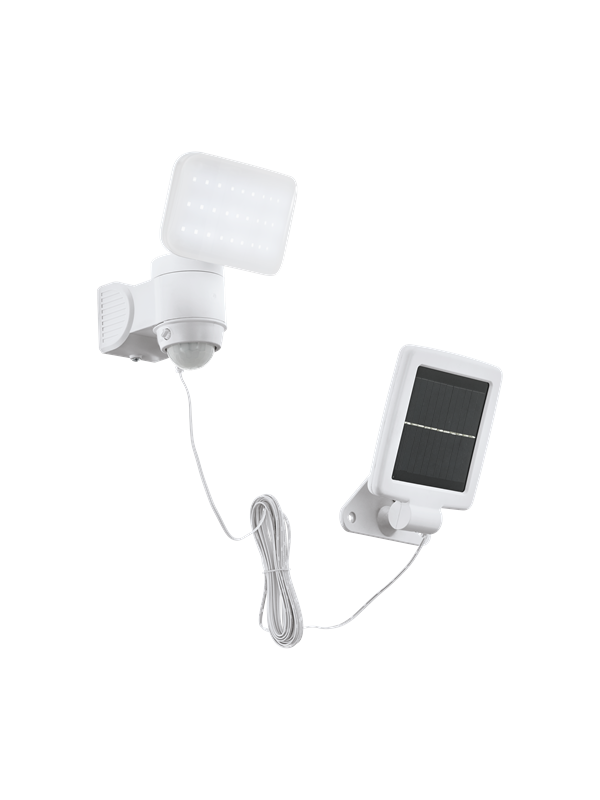 EGLO CASABAS solar wall lamp with sensor white