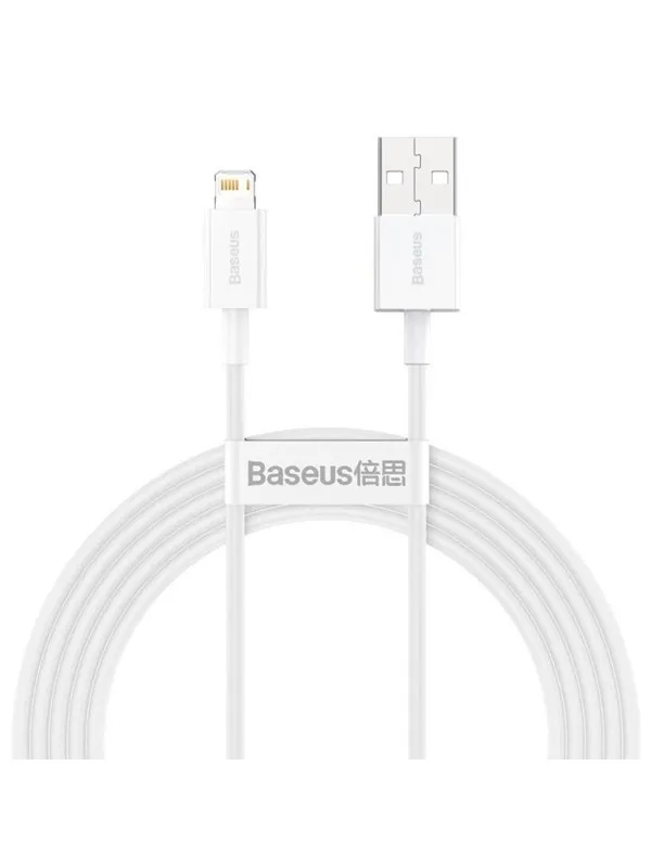 Baseus Superior Series Cable USB to Lightning 2.4A 0.25m (white)