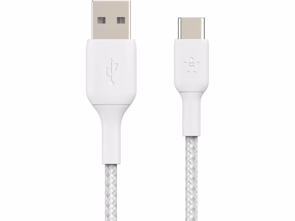 Belkin USB-A til USB-C kabel 2m (hvit)