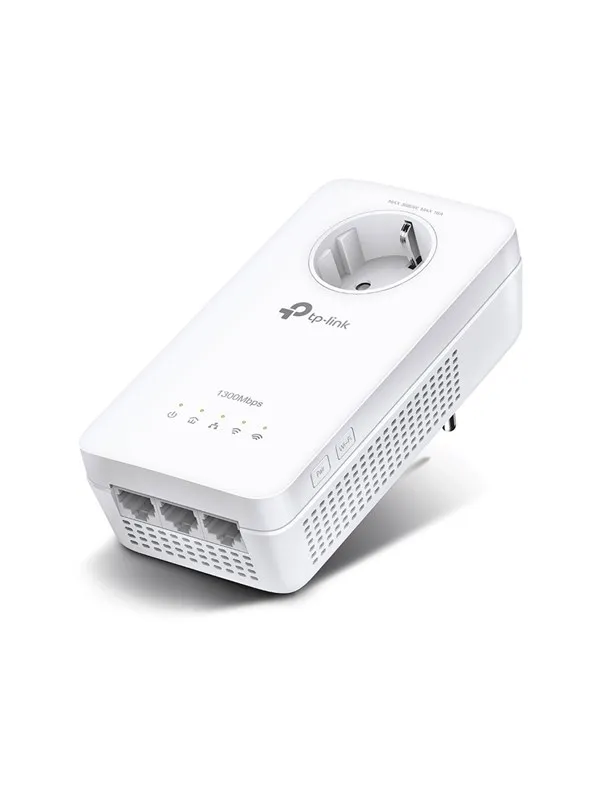 TP-Link TL-WPA8631P AV1300 Gigabit Passthrough Powerline AC Wi-Fi Extender (1-Pack) Homeplug / PowerLine