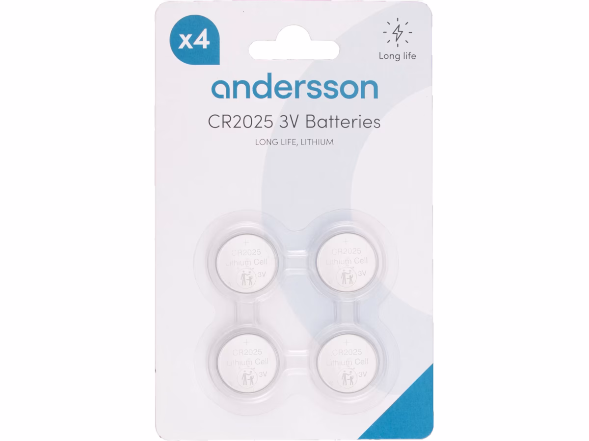 4-pk knappcellebatterier