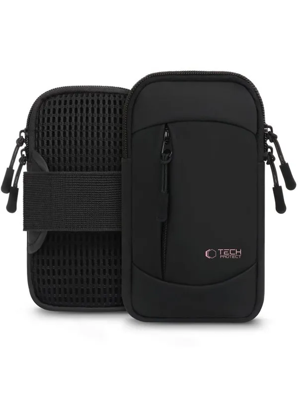 Tech-Protect M6 Universal Sport Shoulder Strap - Black & Pink