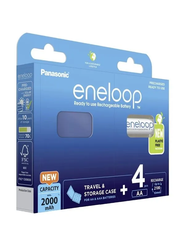 Panasonic eneloop BK-3MCDE battery - 4 x AA type - NiMH