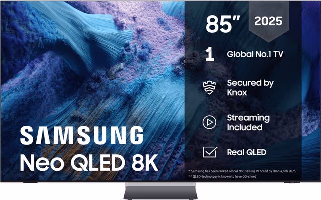 Samsung 85" QN990F Neo QLED 8K MiniLED Smart TV (2025)