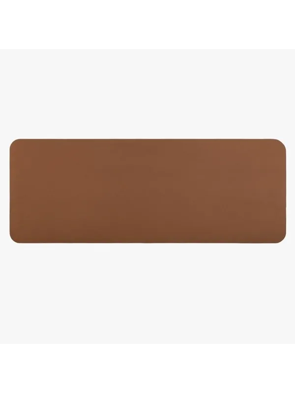 Alterzone PAD desktop bærekraftig vegansk skinnoverflate, cognac brun