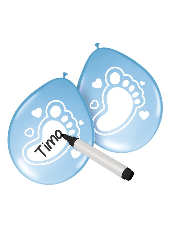 Folat BV - Writable Balloons Birth Boy 6 pcs.