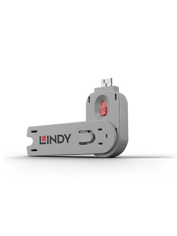 Lindy USB A Port Blocker Key Pink for No. 40450 and 40460
