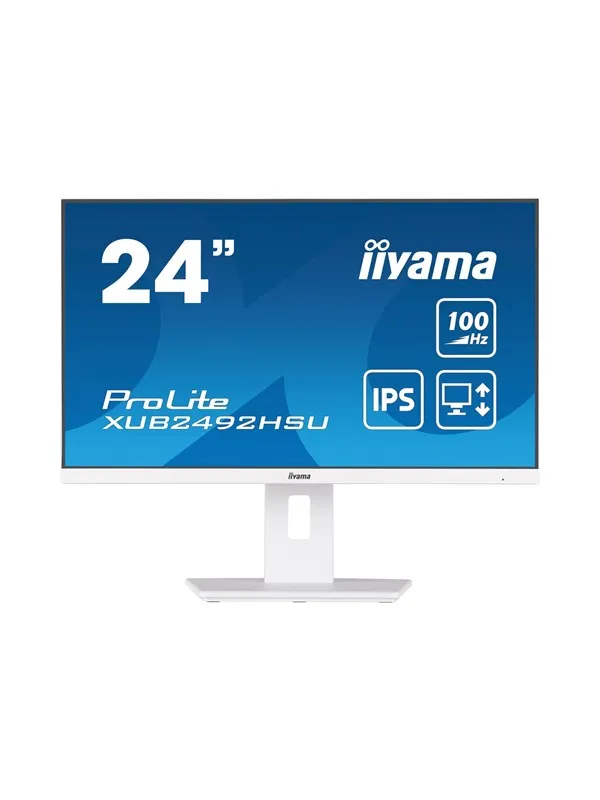 24" iiyama ProLite XUB2492HSU-W6 - 1920x1080 (FHD) - 100Hz - IPS