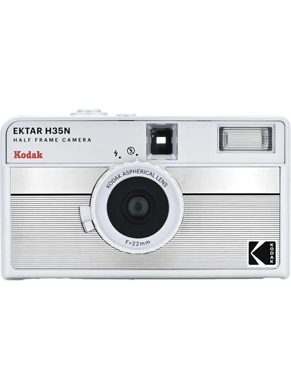KODAK EKTAR H35N Camera Striped Silver