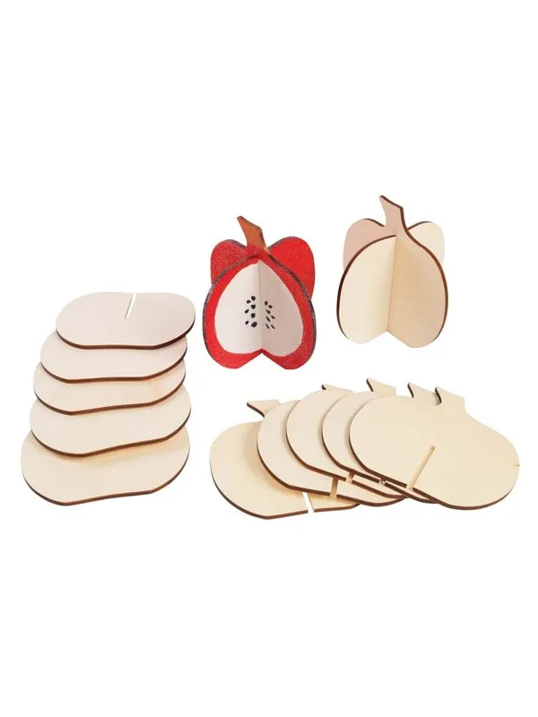 Colorations - Build Your Own 3D Wooden Pumpkin 6pcs.