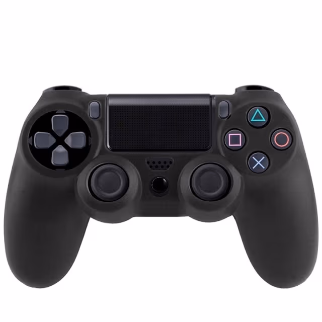 Silikondeksel for PS4 håndholdt kontroller - svart