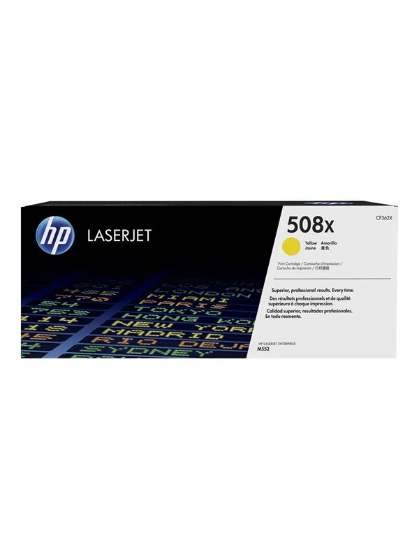 HP 508X / CF362X High Capacity Yellow Toner