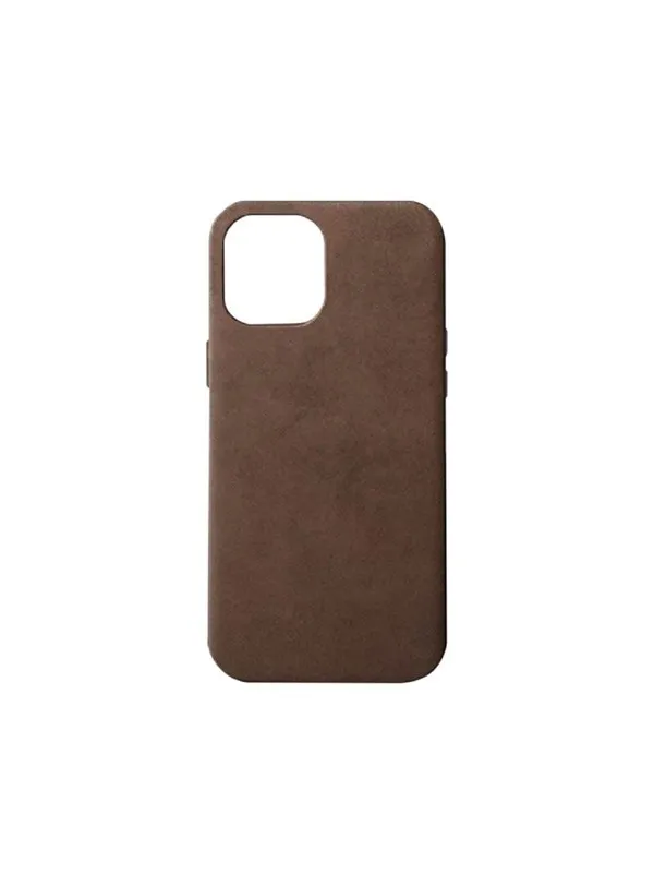 Journey Leather Case for iPhone 12 Pro Max with MagSafe - Dark Brown