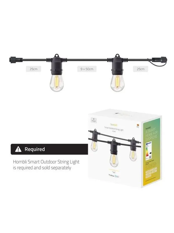 Hombli Outdoor String Light Extension 5m