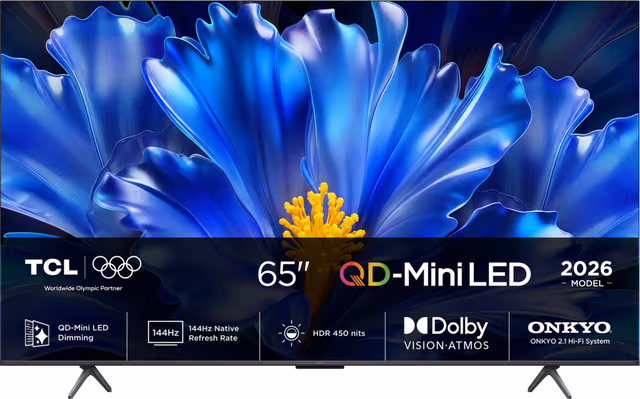 TCL 65" QLED810L 4K QD-Mini LED TV (2026)
