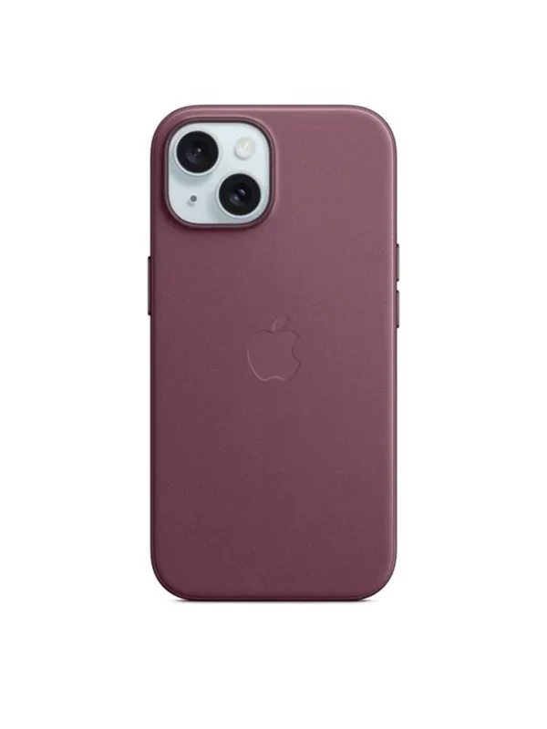 Apple iPhone 15 FineWoven Case with MagSafe - Mulberry