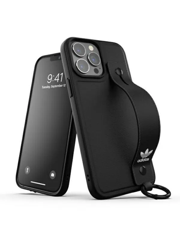 Adidas OR Hand Strap Case for iPhone 13 Pro Max - Black
