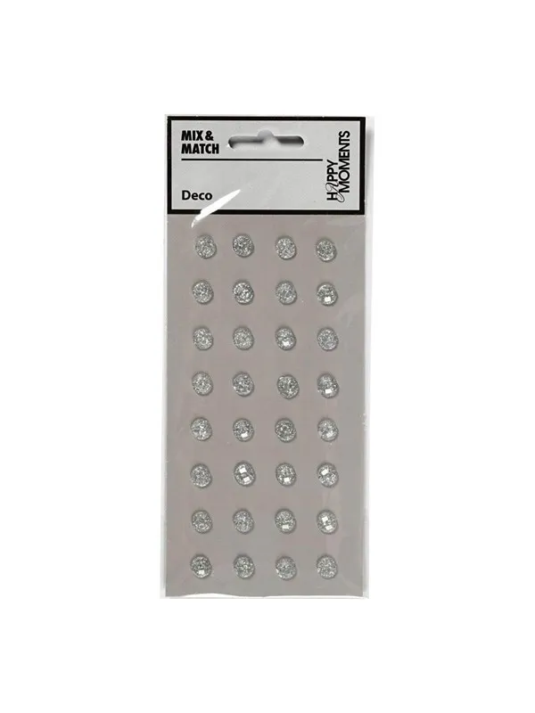 Creativ Company - Rhinestones Silver 32pcs.