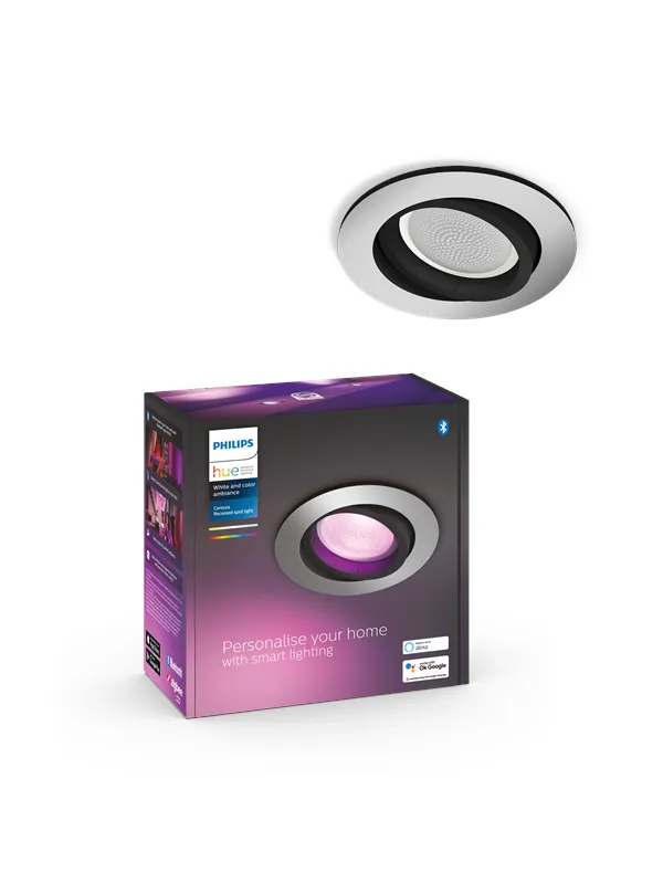 Philips Hue Centura Innfelt Spot - Rund - Aluminium