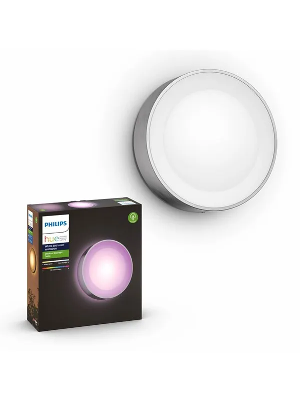 Philips Hue Outdoor Daylo Vegglampe - Inox