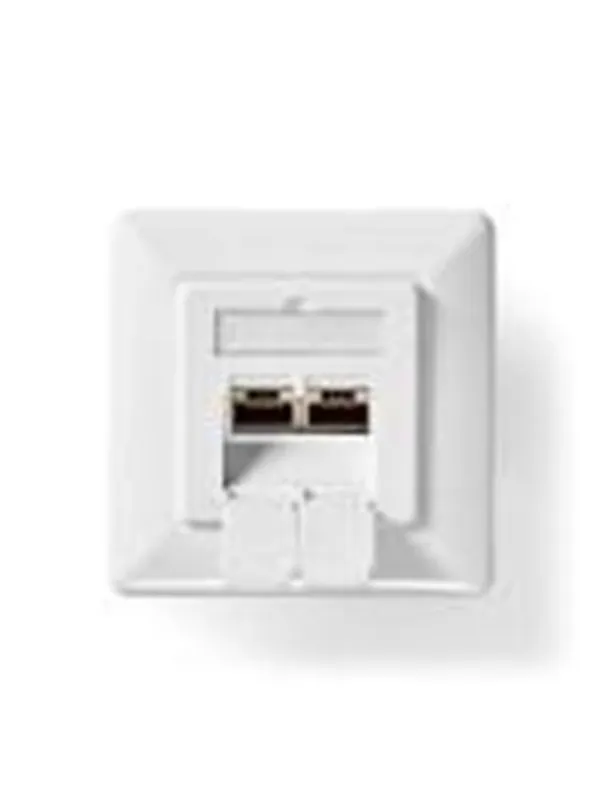 Nedis Network Wall Box | In-Wall | 2 port(s) | CAT6