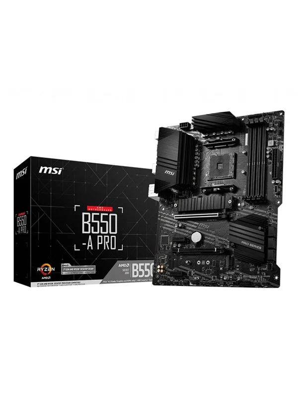 MSI B550-A PRO Hovedkort - AMD B550 - AMD AM4 socket - DDR4 RAM - ATX