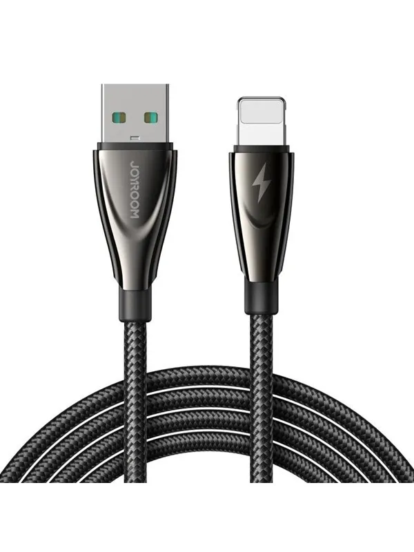 Joyroom Pioneer Series SA31-AL3 USB-A / Lightning 3A 1.2m  Cable - Black