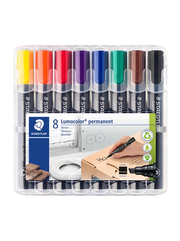 Staedtler Marker Lumocolor permanent 8pcs.box