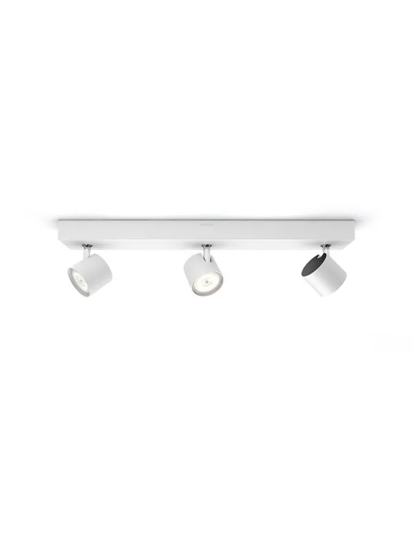 Philips Star spotskinne, LED 3x4,5W, hvit