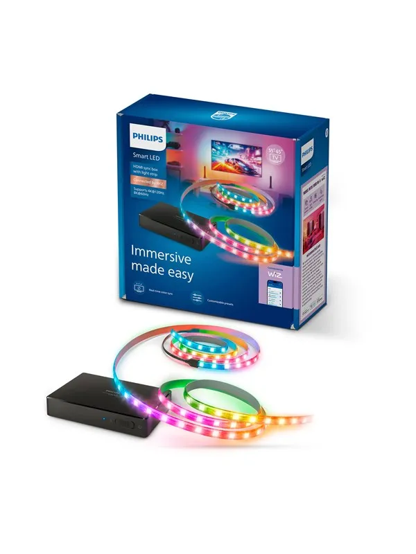 Philips Smart Lighting Sync box 2.1 med TV-lysstripe 55"-65"