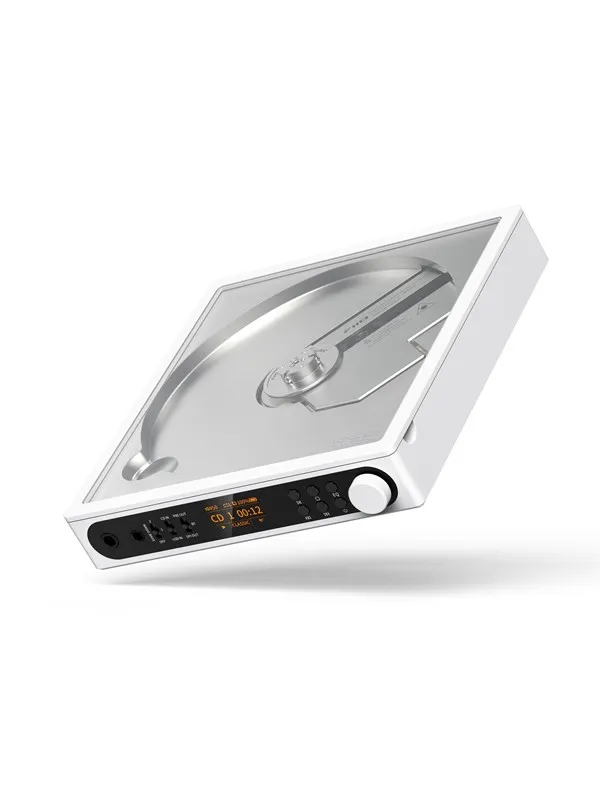 FiiO DM15 R2R - Portable CD Player - 24-Bit R2R DAC - Bluetooth - White