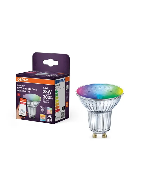 Osram  SMART+ PAR16 350lm 4.9W/RGBW (50W) GU10 36° Zigbee