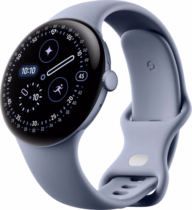 Google Pixel Watch 4 smartklokke 45mm LTE (månesten)