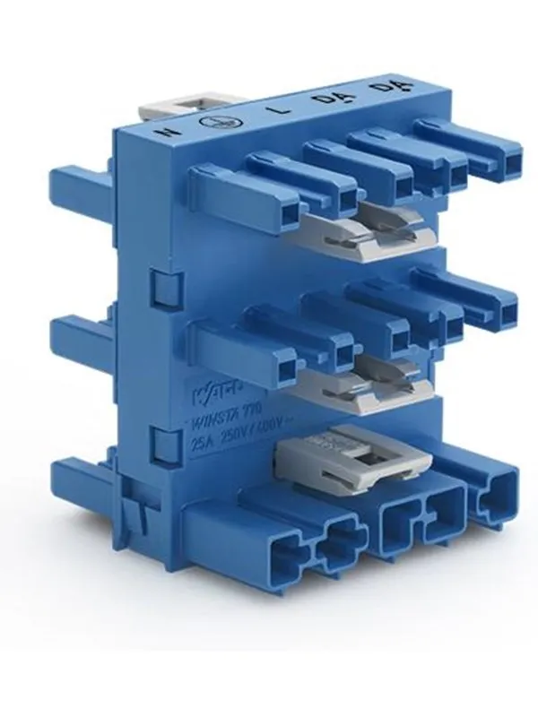 Winsta 5-way distribution connector 5-pole cod. i blue