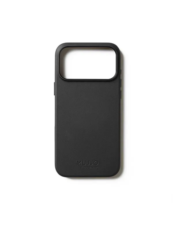 Mujjo Leather Case for iPhone 17 Pro Max - Black