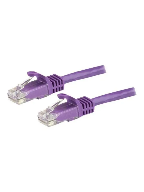 StarTech.com 5m Purple Cat6 / Cat 6 Snagless Ethernet Patch Cable 5 m - patch cable - 5 m - purple - Purpur - 5m